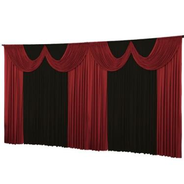 Imagem de Cortina De Malha Helanca Paris Igreja Festas Eventos 10 metros - Denni