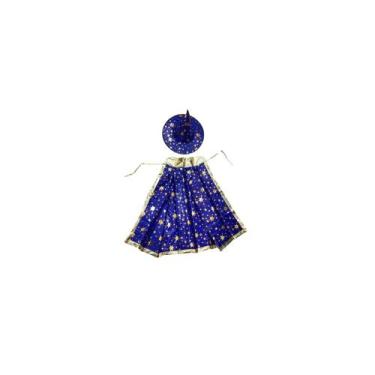 Imagem de Capa magia 3 (kit 1 capa + 1 chapeu ) 75 cm - Royal Toys, Roxo