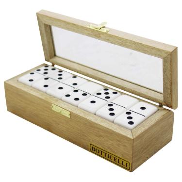 Imagem de Estojo / Porta Dominó em Madeira  - Botticelli - Cód. 612