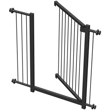 Imagem de Grade Portão Pet Bebê Divisor Ambiente 80 Cm Preto