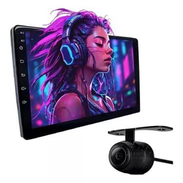 Imagem de Central Multimídia 9 Polegadas com Câmera de Ré, Tela Sensível ao Toque, Bluetooth, Preto