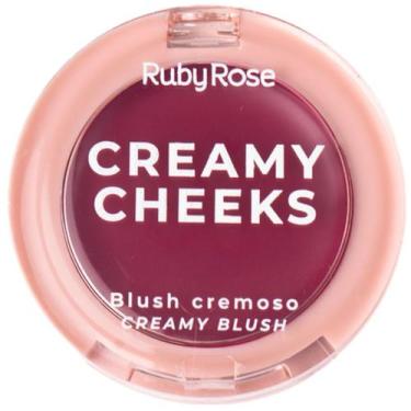Imagem de Blush Cremoso Facial Creamy Cheeks Ruby Rose HBM02, Peachy Vibe