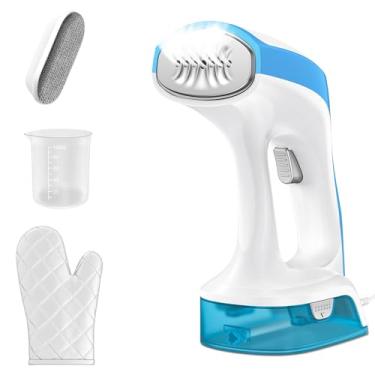 Imagem de TC-JUNESUN Vaporizador Portátil Para Roupas E Tecidos 1000 Watts, Vaporizador Para Roupas, Aquecimento Rápido, Placa De Liga De Alumínio, Bico De Vapor, Aquecimento Rápido De 30 Segundos, Tanque De