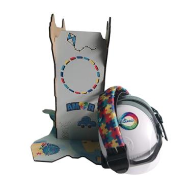 Imagem de Suporte Com Abafador de Ruido para Autistas 26 Db Personalizado com foto