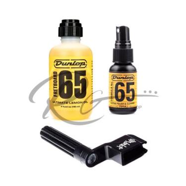 Imagem de Kit manutenção guitarra baixo violao dunlop escala e corpo 2