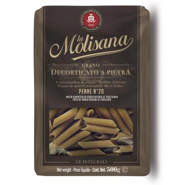 Imagem de Massa Italiana La Molisana Penne Ziti Integrali 500g Massa Italiana La Molisana Penne Ziti Integrali Pacote 500g
