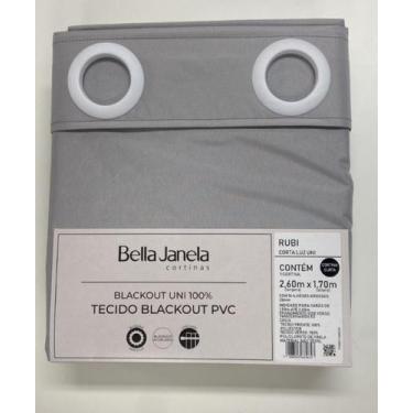 Imagem de Cortina Corta Luz 2,60 x 1,70 Rubi Bella Janela, Cinza