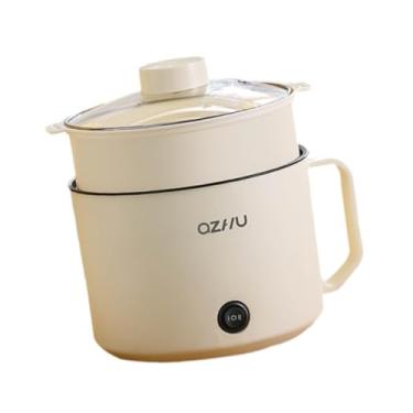 Imagem de YWJLQH Mini Mini Hot Pot Ajustável Fácil de limpar Macadeiro de fogão elétrico para limpar, Azul