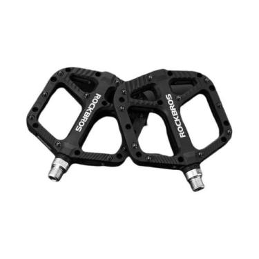 Imagem de Pedais De Bicicleta De Nylon Ultraleves ROCKBROS Pedais De Plataforma 