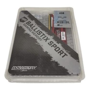 Imagem de Memoria Ram Ballistix Sport 4gb Ddr4 2400 Bls4g4d20fse + Nf