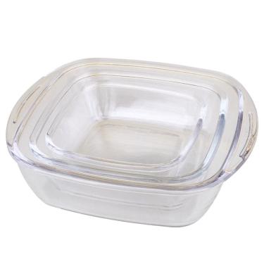 Imagem de Conjunto com 3 Assadeiras Quadrada Sempre