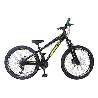 Imagem de Bicicleta Gios preto amarelo neon 4 Trix/frx Evo Do Grau Aro Vmaxx 21v