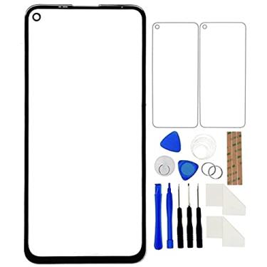 Imagem de FainWan Kit de ferramentas de reparo de reposição para montagem de digitalizador de tela LCD sensível ao toque compatível com Motorola Moto G Stylus (2021) XT2115 6,8 polegadas