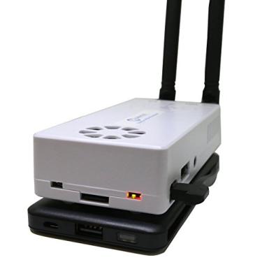 Imagem de Stratux ADS-B receptor de banda dupla para clima e trânsito de aviação – WAAS GPS, AHRS, pacote de bateria, montagem com sucção, antenas, SDR