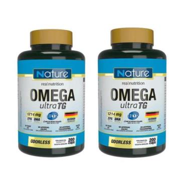Imagem de 2x Ultra Omega Tg 1214mg 200 Cápsulas Nutrata - NATURE REAL NUTRITION 