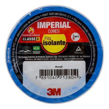 Imagem de Fita Isolante Imperial Azul 18 Mm X 20 M 3M