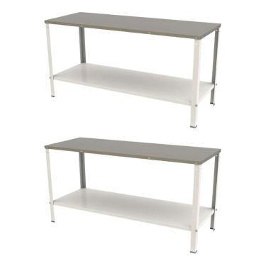 Imagem de Kit - 2 Mesa Panificadora Desmontável 600x870x1600 M-160 - Braesi