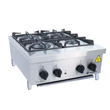 Imagem de Fogão Inox Profissional Dom Bidone Fdb4m 04 Bocas De Mesa - Venâncio.