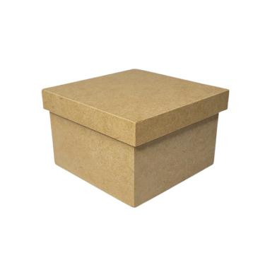 Imagem de Caixa Tampa De Sapato P/1 Caneca Deitada (12x12x09) Mdf Cru