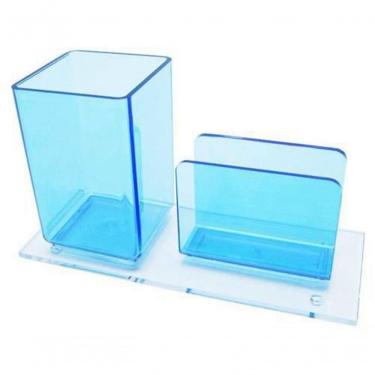 Imagem de Porta Lapis E Lembrete Acrimet 938 Azul Clear