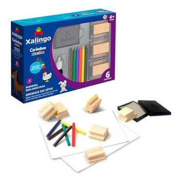 Imagem de Carimbos Animais Selvagens Xalingo 5306.5 - Napolestore