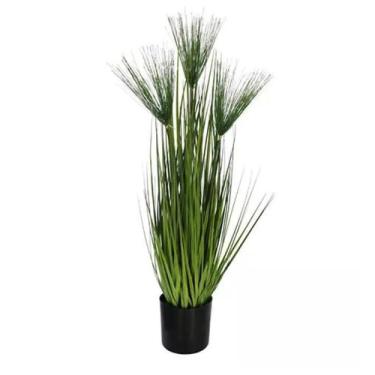Imagem de Planta  Artificial Grass Papiro Verde 75cm - FLORESCER DECOR