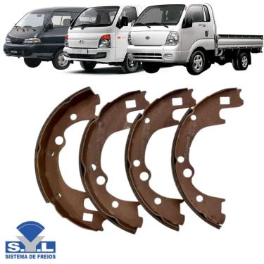 Imagem de Sapata De Freio Traseiro - Bongo Todos A / H100 2.5D 1994 A 2000 / Hr 2.5 Tci 2005 A 2008 / K2500 2.5 2003 A 2006 / K2700 2003 A 2006 - 204605