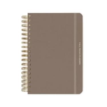 Imagem de Full Focus Linen Coil Planner by Michael Hyatt - The #1 Daily Planner to Set Annual Goals, Increase Focus, Eliminate Overwhelm, and Achieve Your Biggest Goals - Hardcover (Latte)