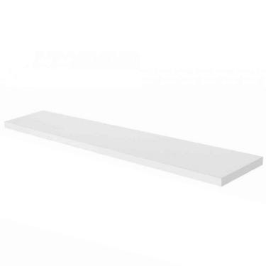 Imagem de Prateleira Simples 20x20 cm Com Suporte Em Mdf Branco