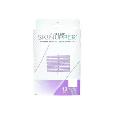 Imagem de Fita Curativo Ponto Falso 12 Un 6,4mm x 7,6cm Skinupper
