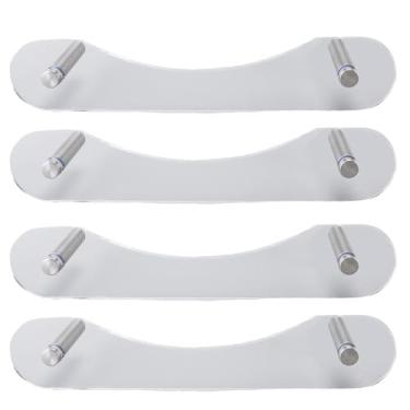 Imagem de Asixxsix Ganchos para chapéus na parede, organizador de chapéus em acrílico, expositor minimalista de bonés para bonés de beisebol, fácil de instalar, economiza espaço