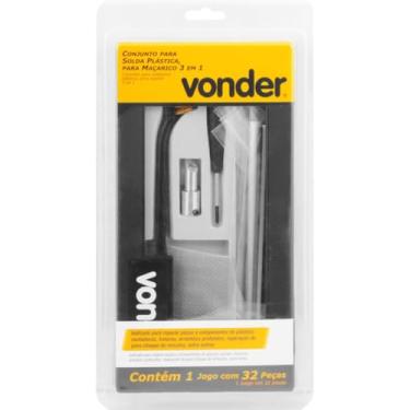 Imagem de Conjunto Para Solda Plástica Para Maçarico 3 Em 1, Vonder.