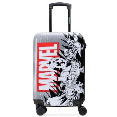 Imagem de Mala de Bordo 10 Kg ABS 4 Rodas Marvel Cinza - Bagaggio, Cinza, P
