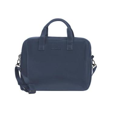Imagem de Pasta Feminina Executiva Para Notebook Donna Azul Marinho - Bagaggio, 