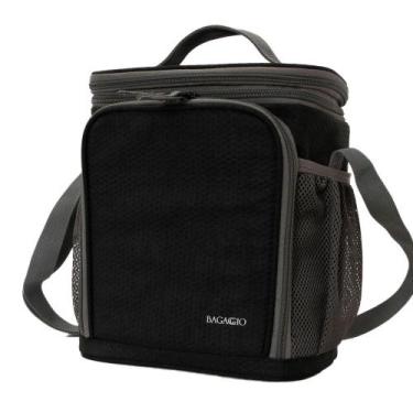 Imagem de Lancheira Térmica com 3 Potes Bagaggio Fitness Preta, U