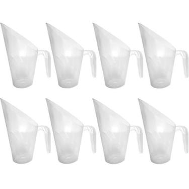 Imagem de Kit c/ 8 Conchas Plástica 100ml Cereais Grãos Temperos 9x6cm - ExPote