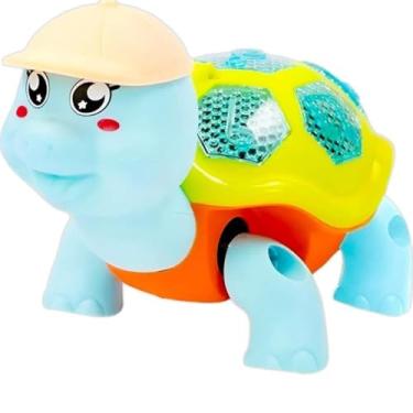 Imagem de Tartaruga Dançante com Som e Luz | Brinquedo Educativo Infantil a Pilha (3+ anos) Diversão-Criança