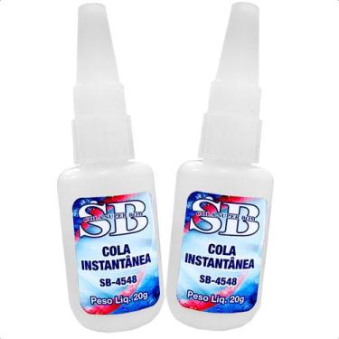 Imagem de Kit 2 Colas Super Bom Ultra Forte Instantânea 20G Multiuso