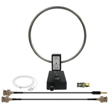 Imagem de Antena GA450 Active Loop para rádio de ondas curtas HF 2,3-30MHz MW 522-1710KHz cabo BNC incluído antena SWL portátil interna/externa para entusiastas de rádio amador