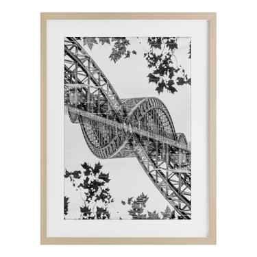 Imagem de Stupell Industries Impressão em moldura de bétula de ferro industrial surrealismo sob vidro por Robin Vandenabeele, 23 x 17