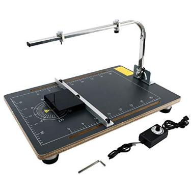 Imagem de LuckyHigh Máquina de corte de espuma de fio quente 110V 30W Cortador de isopor de mesa para esponja, algodão pérola, placa KT, corte de poliestireno