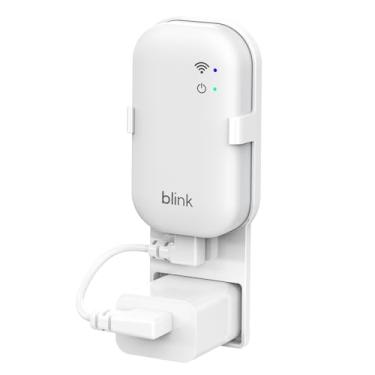 Imagem de Suporte de tomada de parede para núcleo de módulo Blink Sync, suporte de núcleo de módulo de sincronização para câmera de segurança Blink, sem fios bagunçados, sem suporte de câmera de perfuração com