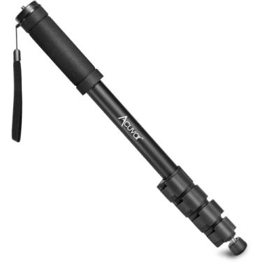 Imagem de Acuvar Monopé Resistente De 65 Polegadas Da Série Pro Para Câmeras Canon, Nikon, Sony Mirrorless, Dslr, Ação E Go - Steady Photography, Leve, Portátil Fácil Transportar Com Bolsa
