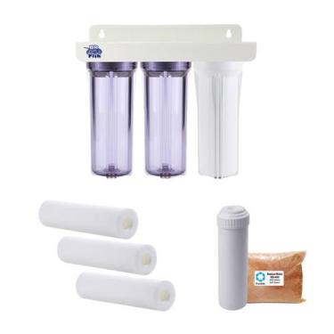 Imagem de Kit Estágio Extra Carcaça Suporte Refil Polipropileno Resina - BR Fish
