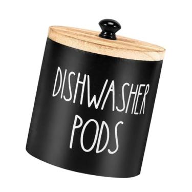 Imagem de DimyFew Recipiente para armazenamento de lavanderia, recipiente versátil, portátil, à prova de poeira, organizador para mesa, banheiro, fazenda, Preto