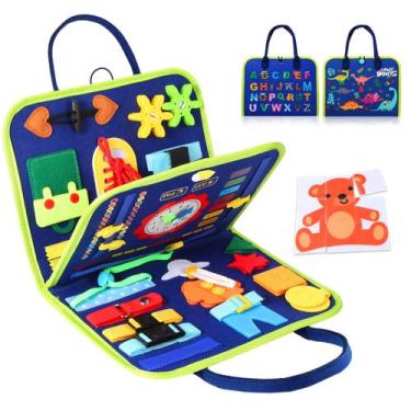 Imagem de Busy Board Hooku para brinquedos sensoriais Montessori de 1 a 4 anos