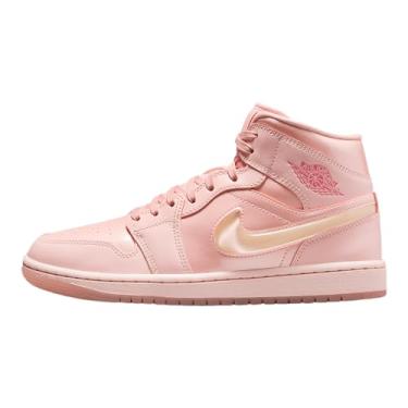 Imagem de Tênis feminino Air Jordan 1 Mid SE (HF3173-600, coral lavado/sal rosa), Coral lavado/sal rosa, 37