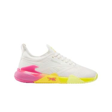 Imagem de Reebok Tênis feminino Nano Court, Chalk True Pink Golden Haze, 35 BR