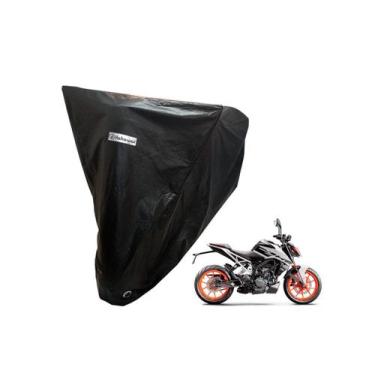 Imagem de Capa Cobrir Moto Chuva Sol Forro KTM 200 Duke - Kahawai Capas Impermeá