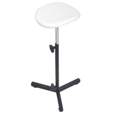 Imagem de Suporte Parapé Tripé Pedicure articulado Desmontável Almofada Estofada